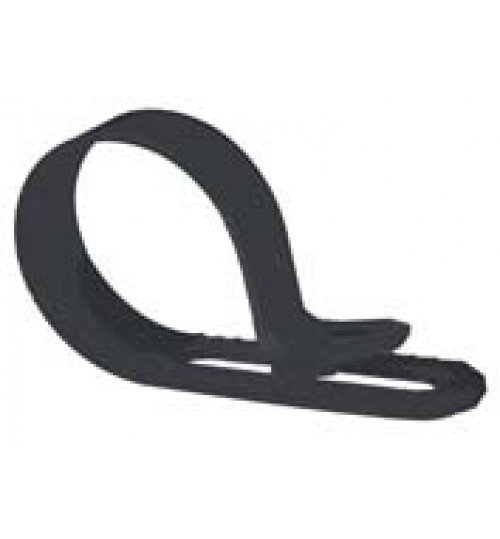 Black Nylon P Clip, for 14-22mm cable 000294